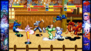 Captain Commando Gameplay showing the intense combat and special moves