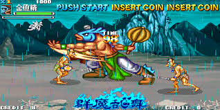 Combat scene showing special moves in Oriental Legend